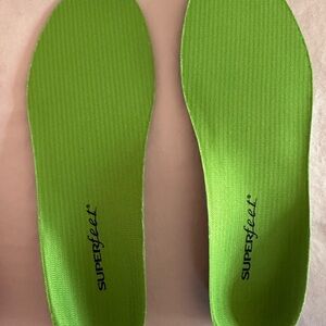 Superfeet inserts insoles NWOB Green unisex W 8.5-10 M 7.5-9 size D uncut